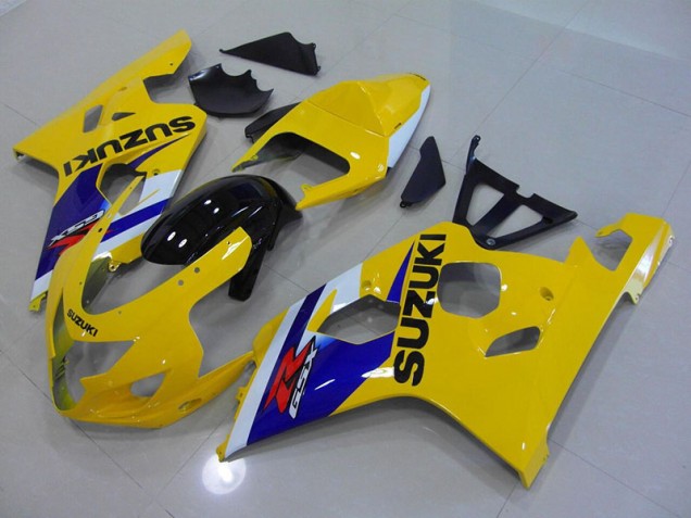 Amarillo Azul Carenado Moto Suzuki GSXR 750 K4 04-05 Amarillo Azul Carenado Moto Suzuki GSXR 750 K4 04-05