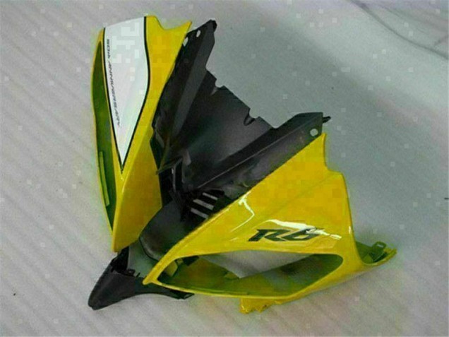 Amarillo Blanco Carenado Moto Yamaha R6 08-16