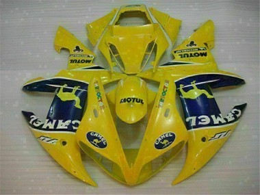 Amarillo Carenado Moto Yamaha R1 02-03