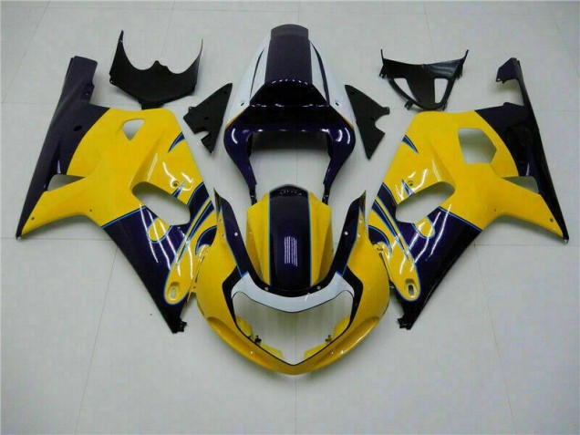Amarillo Moto Plástico Suzuki GSXR 600 / 750 K1 K2 K3 01-03 Amarillo Moto Plástico Suzuki GSXR 600 / 750 K1 K2 K3 01-03