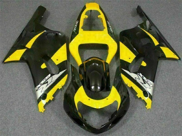 Amarillo Negro Carenado & Plástico Moto Suzuki GSXR 600 / 750 K1 K2 K3 01-03 Amarillo Negro Carenado & Plástico Moto Suzuki GSXR 600 / 750 K1 K2 K3 01-03