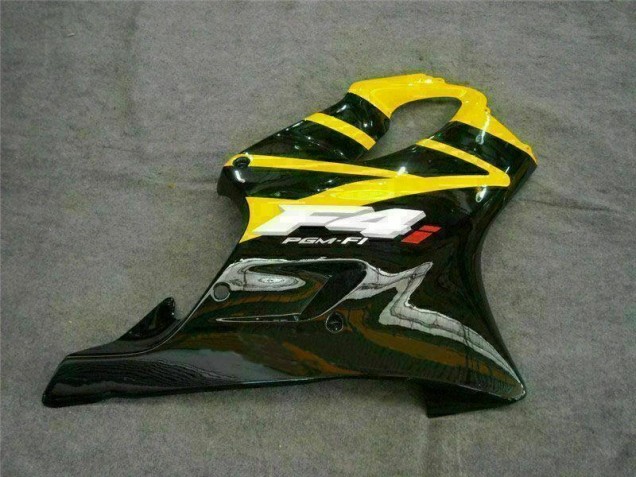 Amarillo Negro Kit Carenado Inyección Honda CBR 600 F4i 01-03