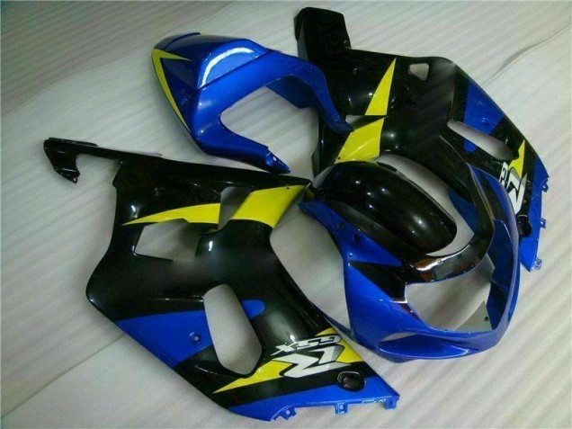 Azul ABS Moto Plástica Suzuki GSXR 600 / 750 K1 K2 K3 01-03 Azul ABS Moto Plástica Suzuki GSXR 600 / 750 K1 K2 K3 01-03