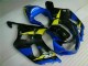 Azul ABS Moto Plástica Suzuki GSXR 600 / 750 K1 K2 K3 01-03 Azul ABS Moto Plástica Suzuki GSXR 600 / 750 K1 K2 K3 01-03