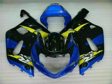 Azul ABS Moto Plástica Suzuki GSXR 600 / 750 K1 K2 K3 01-03