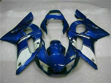 Azul ABS Moto Plástico Yamaha R6 98-02