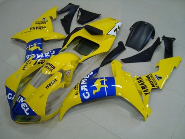 Azul Amarillo Carenado Moto Yamaha R1 02-03
