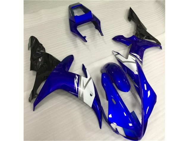 Azul Blanco ABS Carenado Motocicleta Yamaha R1 02-03