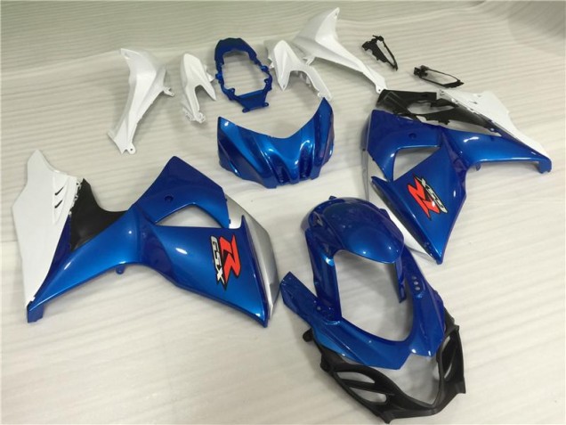 Azul Blanco ABS Kits Carenado Moto Suzuki GSXR 1000 K9 09-16 Azul Blanco ABS Kits Carenado Moto Suzuki GSXR 1000 K9 09-16