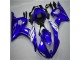 Azul Blanco ABS Moto Plástica Yamaha R6 03-05 Azul Blanco ABS Moto Plástica Yamaha R6 03-05