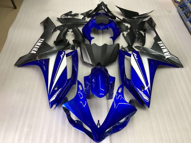 Azul Blanco ABS Moto Plástico Yamaha R1 07-08 Azul Blanco ABS Moto Plástico Yamaha R1 07-08