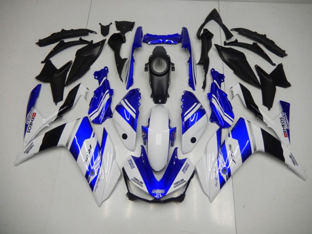 Azul Blanco Azul Blanco ENEOS Carenado Moto Yamaha R3 15-22 Azul Blanco Azul Blanco ENEOS Carenado Moto Yamaha R3 15-22