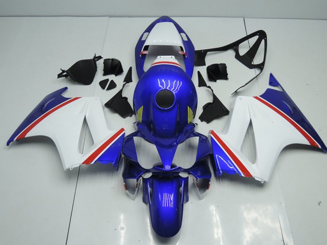 Azul & Blanco Carenado Moto Honda VFR 800 02-13