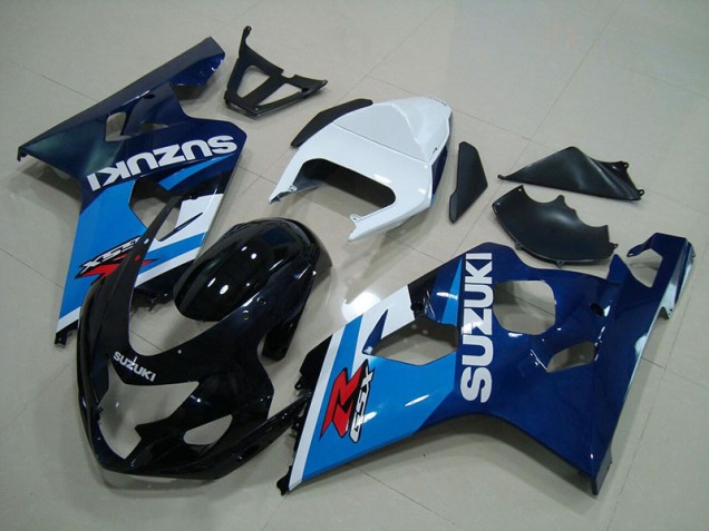Azul Blanco Carenado Moto Suzuki GSXR 750 K4 04-05 Azul Blanco Carenado Moto Suzuki GSXR 750 K4 04-05