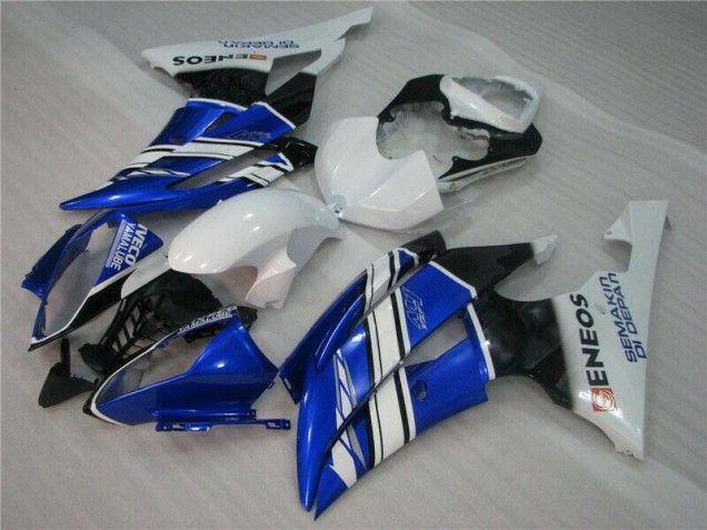 Azul Blanco Carenado Moto Yamaha R6 08-16