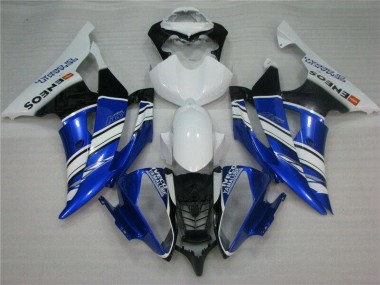 Azul Blanco Carenado Moto Yamaha R6 08-16