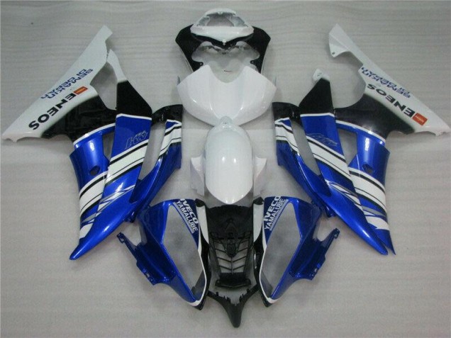 Azul Blanco Carenado Moto Yamaha R6 08-16