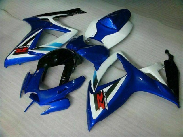 Azul Blanco Carrocería Motocicletas Suzuki GSXR 600 / 750 K6 06-07 Azul Blanco Carrocería Motocicletas Suzuki GSXR 600 / 750 K6 06-07