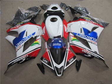 Azul Blanco EUROBET Lee Carenado Moto Honda CBR 600 RR 09-12