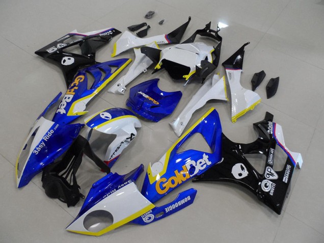 Azul Blanco GoldBet Kits Completo Carenado Moto BMW S1000RR 09-14 Azul Blanco GoldBet Kits Completo Carenado Moto BMW S1000RR 09-14