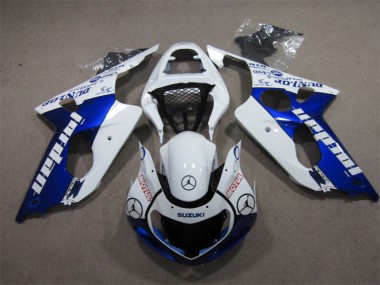 Azul Blanco Jordan Motul Carenado Moto Suzuki GSXR 1000 K1 00-02