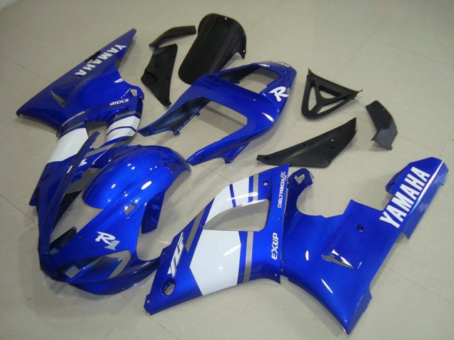 Azul Blanco Kits ABS Carenado Motocicleta Yamaha R1 00-01 Azul Blanco Kits ABS Carenado Motocicleta Yamaha R1 00-01