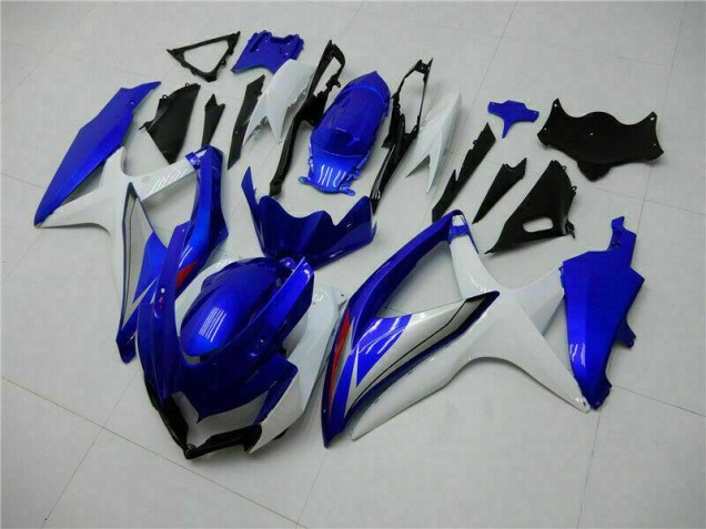 Azul Blanco Kits Completo Carenado Moto Suzuki GSXR 600 / 750 K8 08-10 Azul Blanco Kits Completo Carenado Moto Suzuki GSXR 600 / 750 K8 08-10