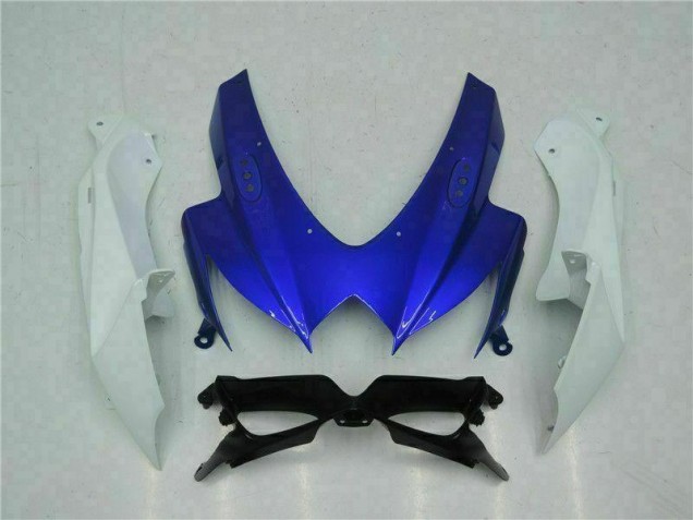 Azul Blanco Moto Plástica Suzuki GSXR 600 / 750 K8 08-10 Azul Blanco Moto Plástica Suzuki GSXR 600 / 750 K8 08-10
