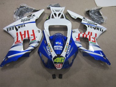 Azul Blanco Motul Dunlop 46 Carrocería Motocicletas Yamaha R1 09-11