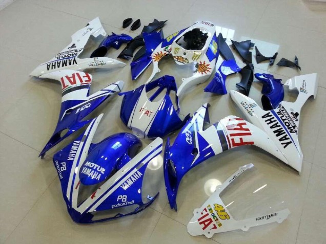 Azul Blanco Rojo Carenado Moto Yamaha R1 04-06 Azul Blanco Rojo Carenado Moto Yamaha R1 04-06