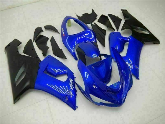Azul Carrocería Motocicletas Kawasaki ZX6R 05-06 Azul Carrocería Motocicletas Kawasaki ZX6R 05-06