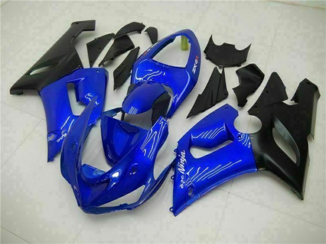 Azul Carrocería Motocicletas Kawasaki ZX6R 05-06 Azul Carrocería Motocicletas Kawasaki ZX6R 05-06