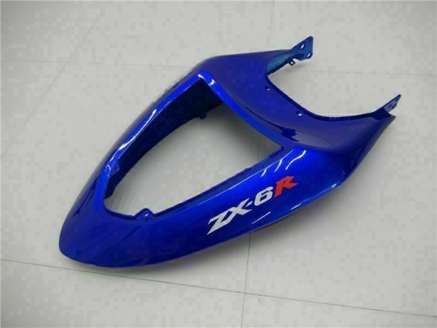 Azul Carrocería Motocicletas Kawasaki ZX6R 05-06 Azul Carrocería Motocicletas Kawasaki ZX6R 05-06