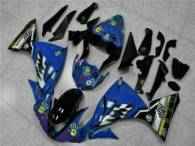 Azul Kits Carenado Moto Yamaha R1 09-11 Azul Kits Carenado Moto Yamaha R1 09-11