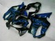 Azul Llamas Carenado Moto Honda CBR 600 F4i 01-03
