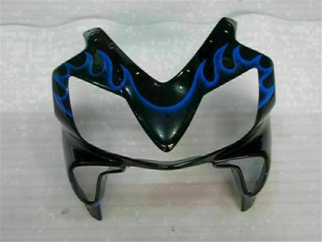 Azul Llamas Carenado Moto Honda CBR 600 F4i 01-03