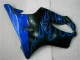 Azul Llamas Carenado Moto Honda CBR 600 F4i 01-03