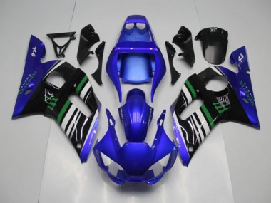Azul Monster Carenado Moto Yamaha R6 98-02