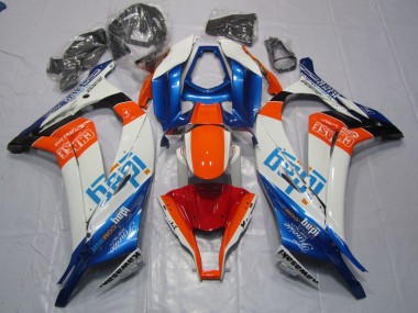Azul Naranja Carenado Moto Kawasaki ZX10R 11-15