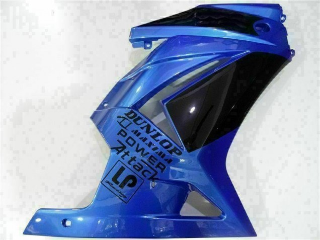 Azul Negro Carenado Moto Kawasaki EX250 08-12 Azul Negro Carenado Moto Kawasaki EX250 08-12