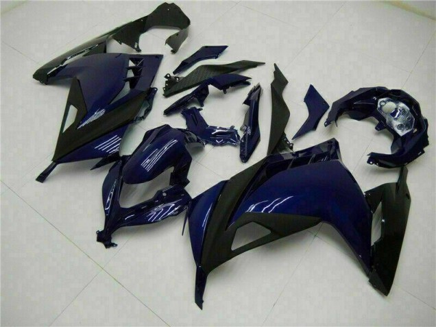 Azul Negro Carenado & Plástico Moto Kawasaki EX300 13-16 Azul Negro Carenado & Plástico Moto Kawasaki EX300 13-16