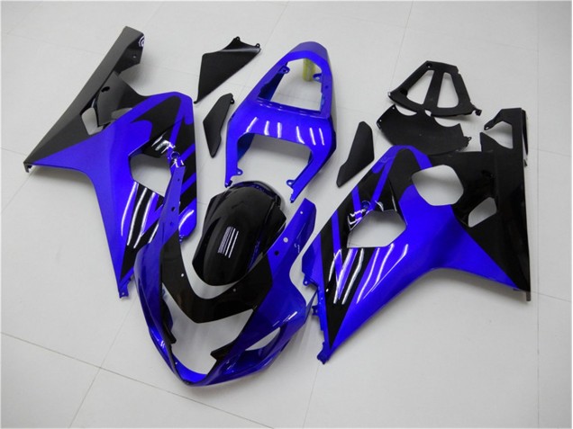 Azul Negro Carenado & Plástico Moto Suzuki GSXR 600 / 750 K4 04-05 Azul Negro Carenado & Plástico Moto Suzuki GSXR 600 / 750 K4 04-05