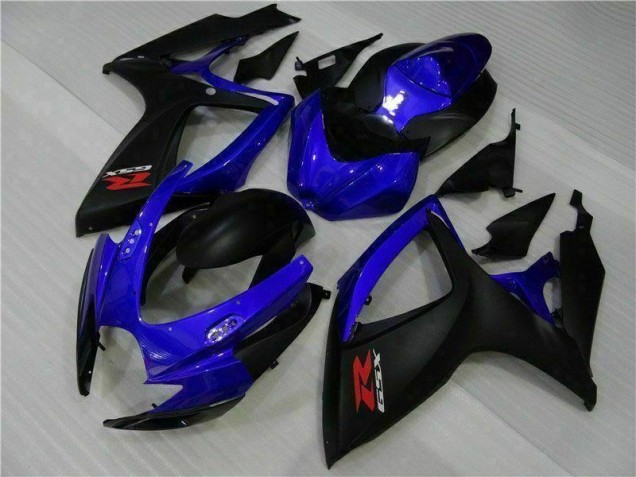 Azul Negro Carenado & Plástico Moto Suzuki GSXR 600 / 750 K6 06-07