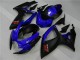 Azul Negro Carenado & Plástico Moto Suzuki GSXR 600 / 750 K6 06-07