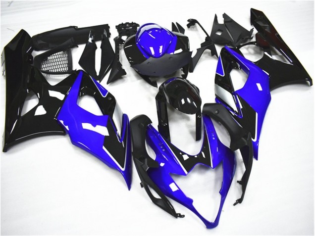 Azul Negro Kit Carenado ABS Completo Suzuki GSXR 1000 K5 05-06 Azul Negro Kit Carenado ABS Completo Suzuki GSXR 1000 K5 05-06