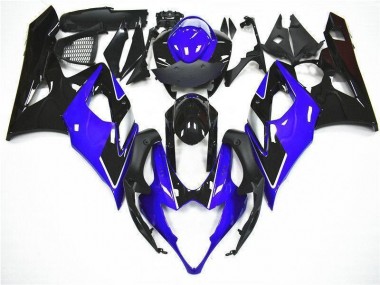 Azul Negro Kit Carenado ABS Completo Suzuki GSXR 1000 K5 05-06