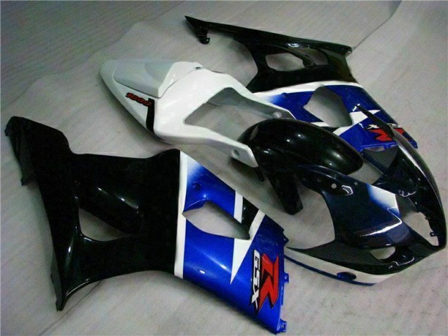 Azul Negro Kit Completo Carenado Moto Suzuki GSXR 1000 K3 03-04 Azul Negro Kit Completo Carenado Moto Suzuki GSXR 1000 K3 03-04