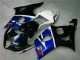 Azul Negro Kit Completo Carenado Moto Suzuki GSXR 1000 K3 03-04 Azul Negro Kit Completo Carenado Moto Suzuki GSXR 1000 K3 03-04