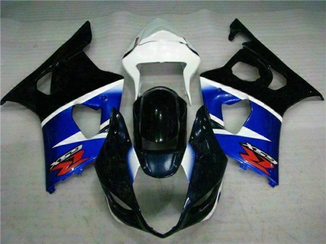 Azul Negro Kit Completo Carenado Moto Suzuki GSXR 1000 K3 03-04 Azul Negro Kit Completo Carenado Moto Suzuki GSXR 1000 K3 03-04