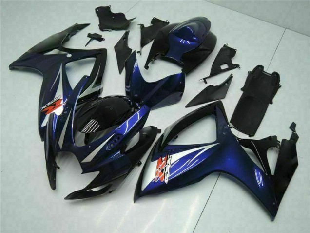 Azul Negro Kits ABS Carenado Motocicleta Suzuki GSXR 600 / 750 K6 06-07 Azul Negro Kits ABS Carenado Motocicleta Suzuki GSXR 600 / 750 K6 06-07